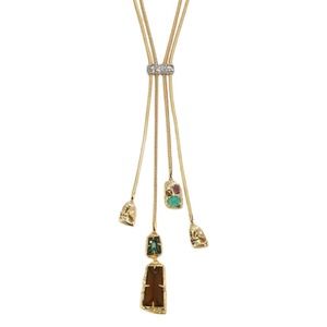 ALEXIS BITTAR • Snake Chain Lariat Necklace